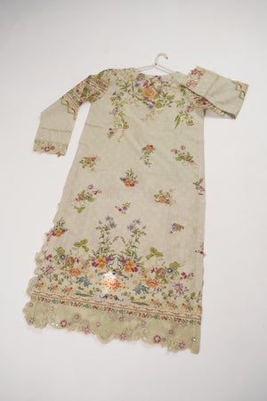 Rozi  - Emboridery Lawn  Outfit with Dupatta - Ready to Wear - SD348