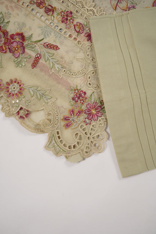 Rozi  - Emboridery Lawn  Outfit with Dupatta - Ready to Wear - SD348