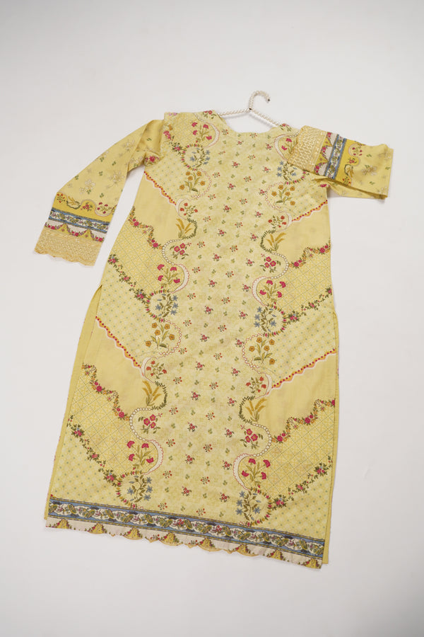 Rozi  - Emboridery Lawn  Outfit with Dupatta - Ready to Wear - SD350