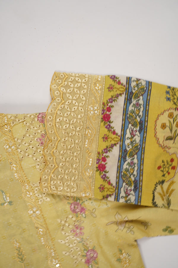 Rozi  - Emboridery Lawn  Outfit with Dupatta - Ready to Wear - SD350