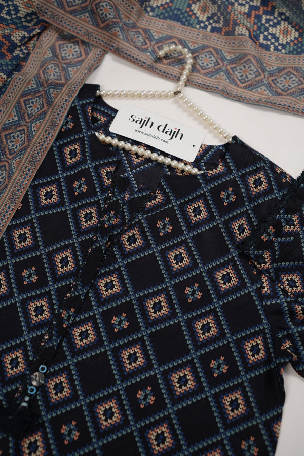 SadaBahar Originals - Exclusive Lawn Outfit with Dupatta - MC308- Eid Volume 5