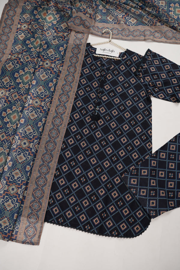 SadaBahar Originals - Exclusive Lawn Outfit with Dupatta - MC308- Eid Volume 5