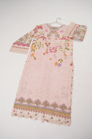 Rozi  - Emboridery Lawn  Outfit with Dupatta - Ready to Wear - SD347