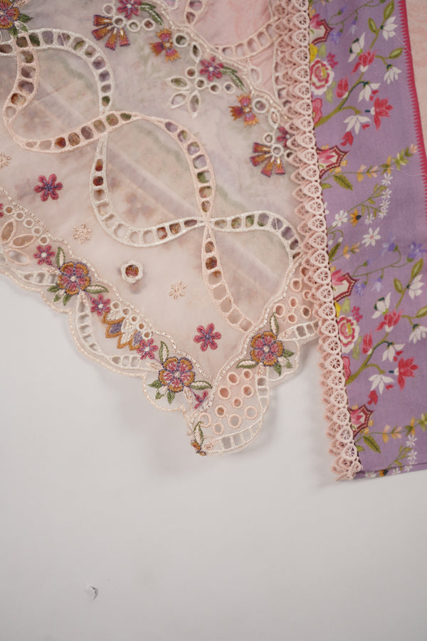 Rozi  - Emboridery Lawn  Outfit with Dupatta - Ready to Wear - SD347