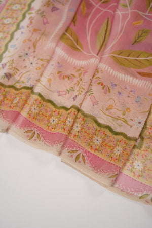 Rozi  - Emboridery Lawn  Outfit with Dupatta - Ready to Wear - SD347