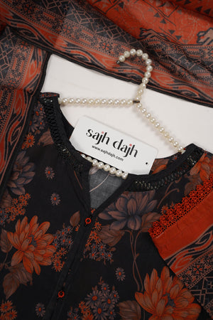 SadaBahar Originals - Exclusive Lawn Outfit with Dupatta - Ready to Wear - MC318 - Eid Volume 5