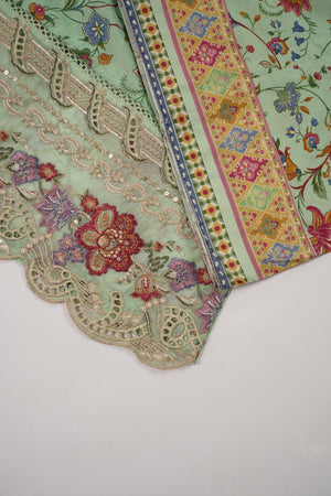 Rozi  - Emboridery Lawn  Outfit with Dupatta - Ready to Wear - SD351