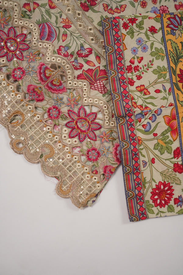 Rozi  - Emboridery Lawn  Outfit with Dupatta - Ready to Wear - SD353