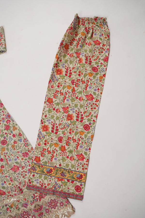 Rozi  - Emboridery Lawn  Outfit with Dupatta - Ready to Wear - SD353