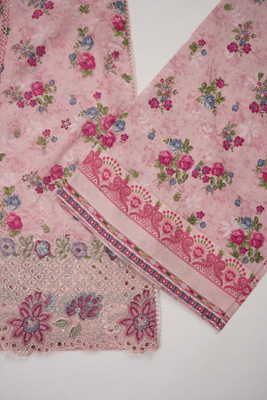 Rozi  - Emboridery Lawn  Outfit with Dupatta - Ready to Wear - SD352