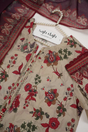 SadaBahar Originals - Exclusive Lawn Outfit with Dupatta - Ready to Wear - MC314- Eid Volume 5