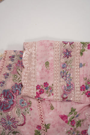 Rozi  - Emboridery Lawn  Outfit with Dupatta - Ready to Wear - SD352