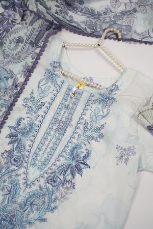 Rozi  - Exclusive Lawn  Outfit with Dupatta - Ready to Wear - SD340