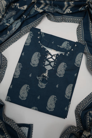 Bin Saeed Originals  - Exclusive Khaddar Outfit with  Shawl - Ready to Wear SD612