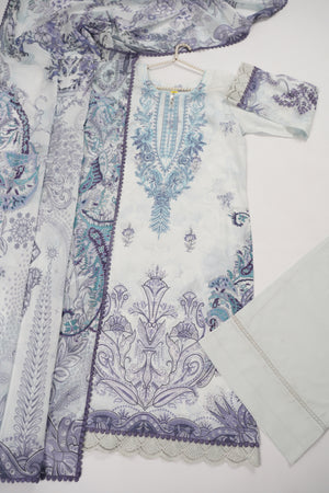 Rozi  - Exclusive Lawn  Outfit with Dupatta - Ready to Wear - SD340