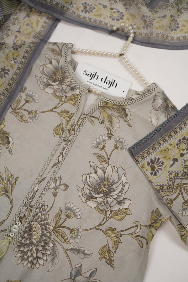 SadaBahar Originals - Exclusive Lawn Outfit with Dupatta - Ready to Wear - MC317- Eid Volume 5