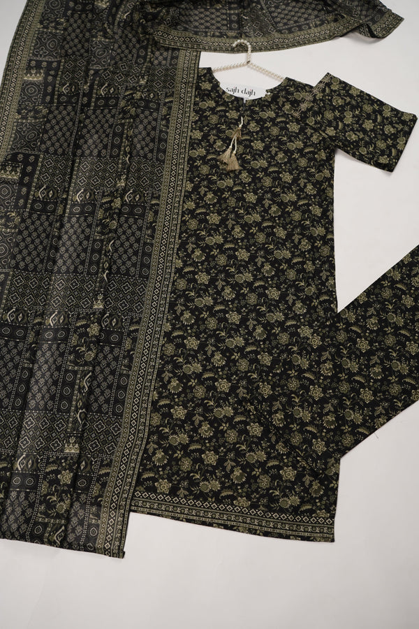 Bin Saeed Originals - Exclusive Printed Lawn Outfit with Dupatta - Ready to Wear - MC303 - Eid Volume 5