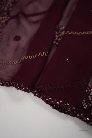 Pre Order - Husan e Jahan - Luxury Festive Collection  Outfit with Chiffon Dupatta  - Ready to Wear SD620