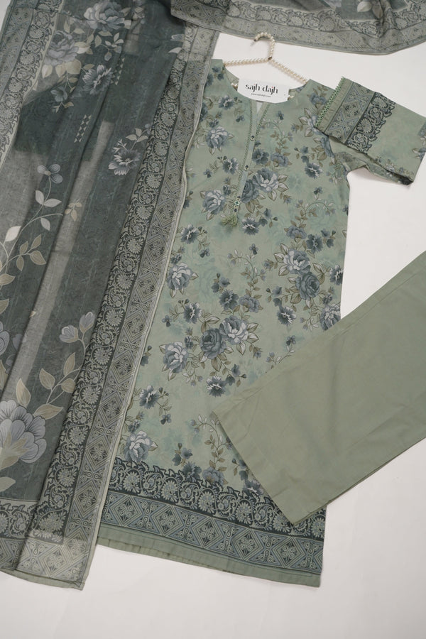 SadaBahar Originals - Exclusive Lawn Outfit with Dupatta - Ready to Wear - MC313- Eid Volume 5