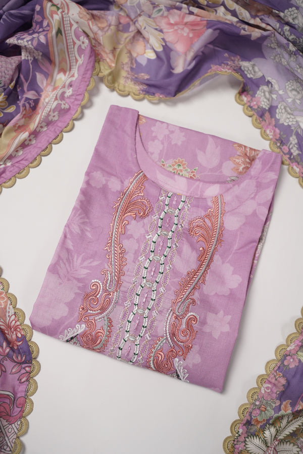 Rozi  - Exclusive Lawn  Outfit with Dupatta - Ready to Wear - SD339