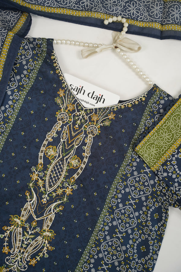 Bin Saeed Originals -  Lawn Outfit with Dupatta -Ready to Wear