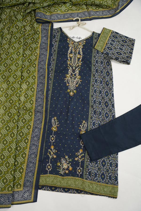 Bin Saeed Originals -  Lawn Outfit with Dupatta -Ready to Wear