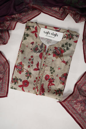 SadaBahar Originals - Exclusive Lawn Outfit with Dupatta - Ready to Wear - MC314- Eid Volume 5