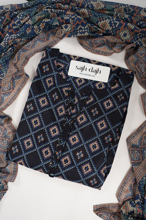 SadaBahar Originals - Exclusive Lawn Outfit with Dupatta - MC308- Eid Volume 5