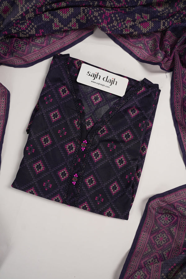 SadaBahar Originals - Exclusive Lawn Outfit with Dupatta - Ready to Wear - MC306- Eid Volume 5