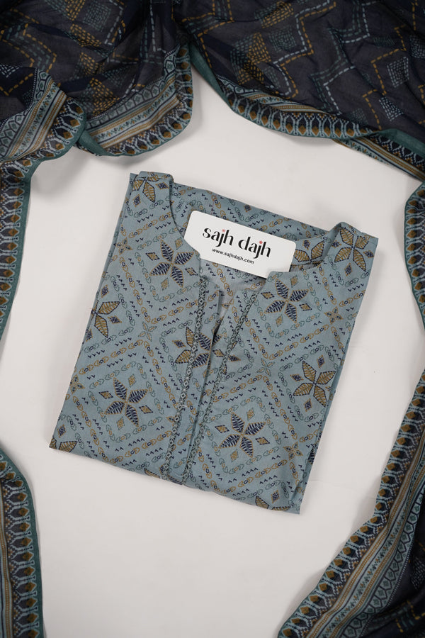 SadaBahar Originals - Exclusive Lawn Outfit with Dupatta - Ready to Wear - MC305- Eid Volume 5