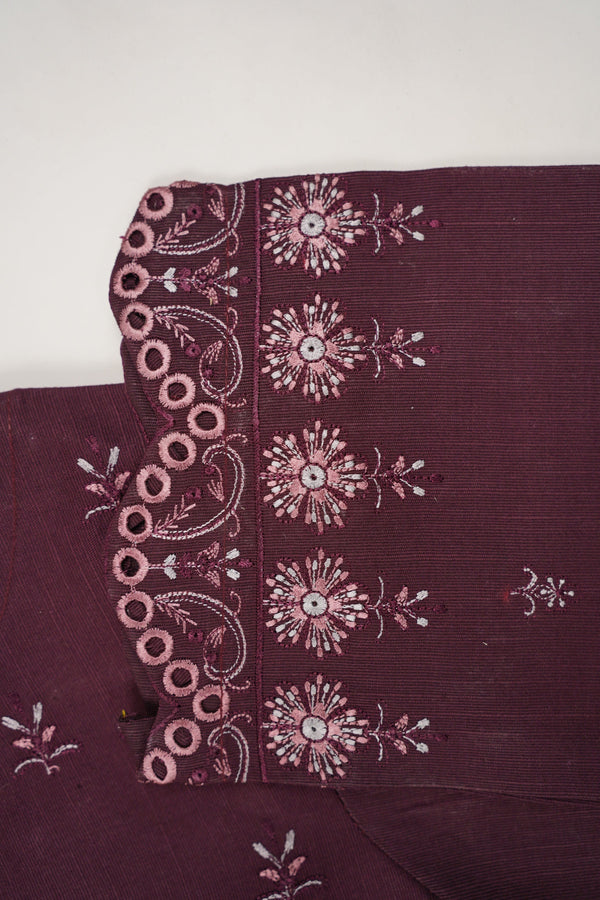 Rozi - Exclusive Embroidered Khaddar Outfit with Shawl - Ready to Wear - Warm Fabric