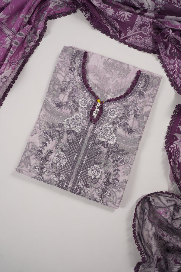 Rozi  - Exclusive Lawn  Outfit with Dupatta - Ready to Wear - SD356