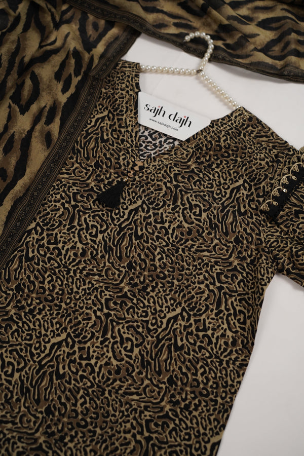 Bin Saeed Originals - Exclusive Lawn Outfit with Dupatta - Ready to Wear - MC325- Eid Volume 5