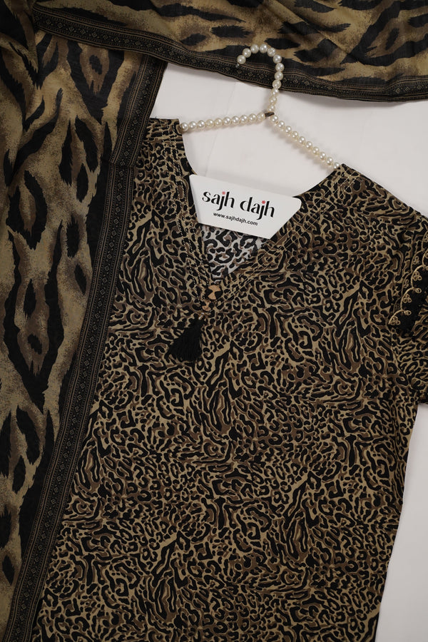 Bin Saeed Originals - Exclusive Lawn Outfit with Dupatta - Ready to Wear - MC325- Eid Volume 5