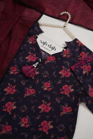 Bin Saeed Originals - Exclusive Lawn Outfit with Dupatta - Ready to Wear - MC327- Eid Volume 5