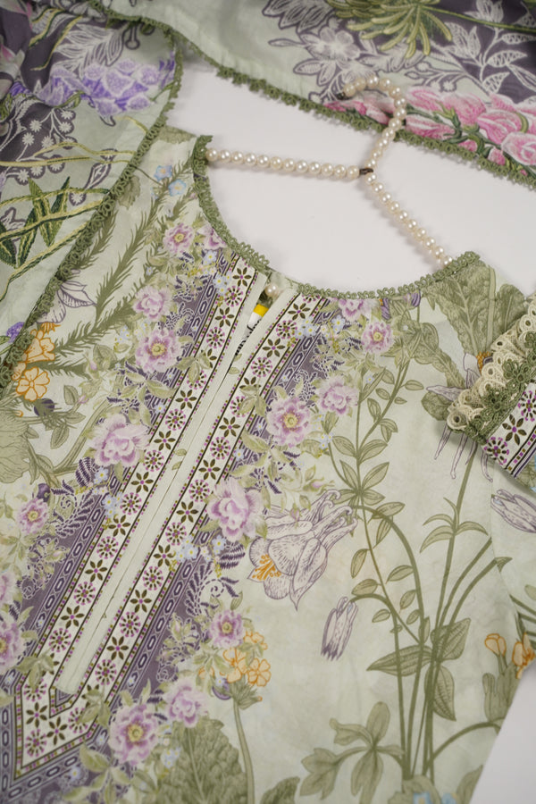 Rozi  - Exclusive Lawn  Outfit with Dupatta - Ready to Wear - SD358