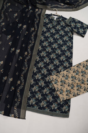 Bin Saeed Originals - Exclusive Lawn Outfit with Dupatta - Ready to Wear - MC330- Eid Volume 5