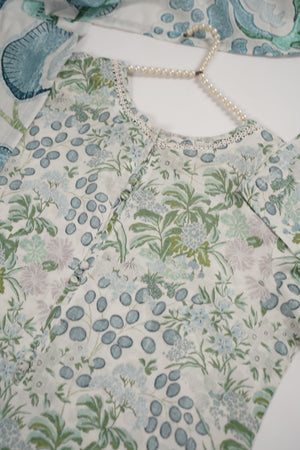 Rozi  - Exclusive Lawn  Outfit with Dupatta - Ready to Wear - SD359