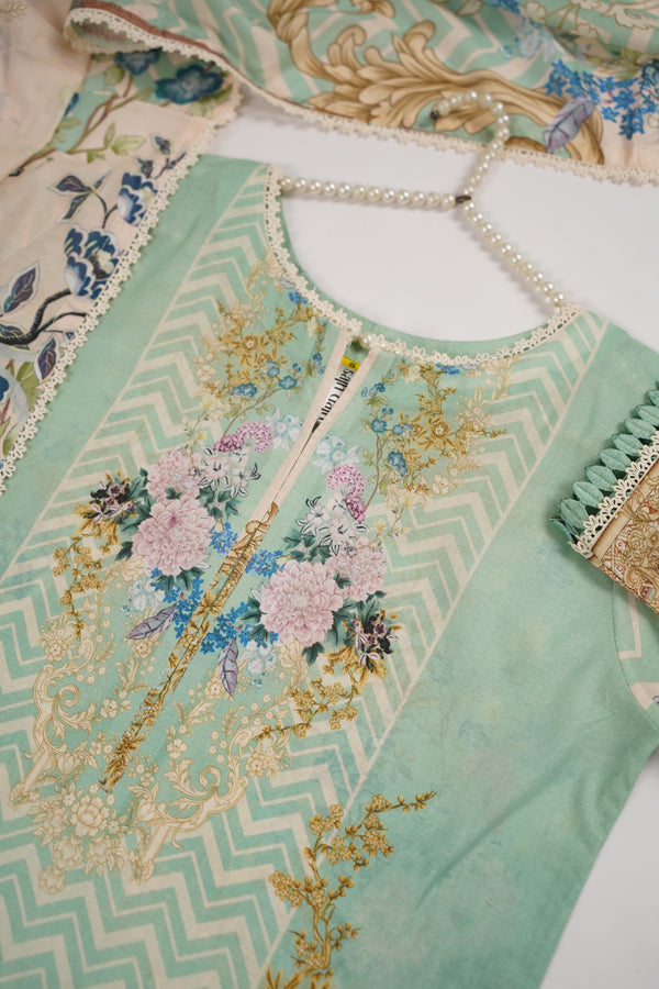 Rozi  - Exclusive Lawn  Outfit with Dupatta - Ready to Wear - SD364