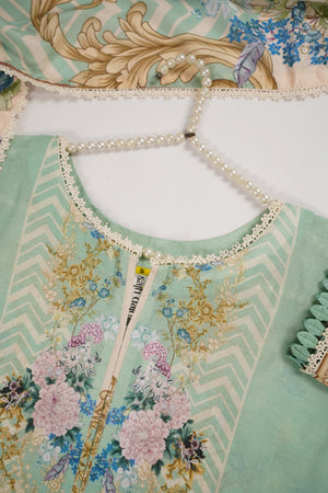 Rozi  - Exclusive Lawn  Outfit with Dupatta - Ready to Wear - SD364