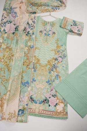 Rozi  - Exclusive Lawn  Outfit with Dupatta - Ready to Wear - SD364