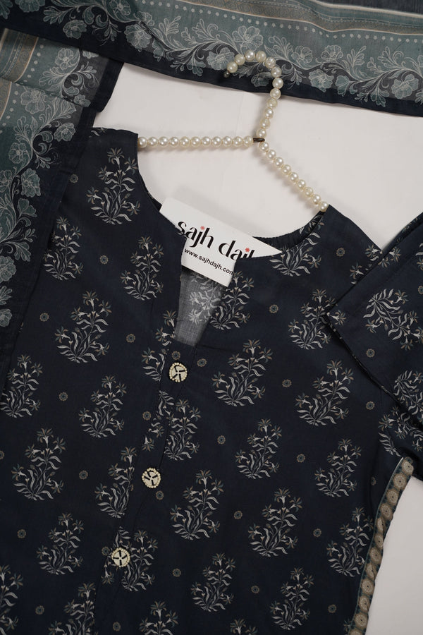 Bin Saeed Originals - Exclusive Lawn Outfit with Dupatta - Ready to Wear - MC328- Eid Volume 5