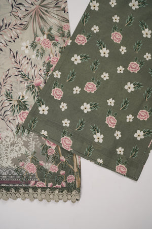 Rozi  - Exclusive Lawn  Outfit with Dupatta - Ready to Wear - SD362