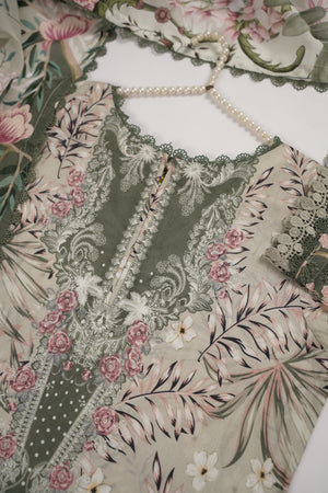 Rozi  - Exclusive Lawn  Outfit with Dupatta - Ready to Wear - SD362