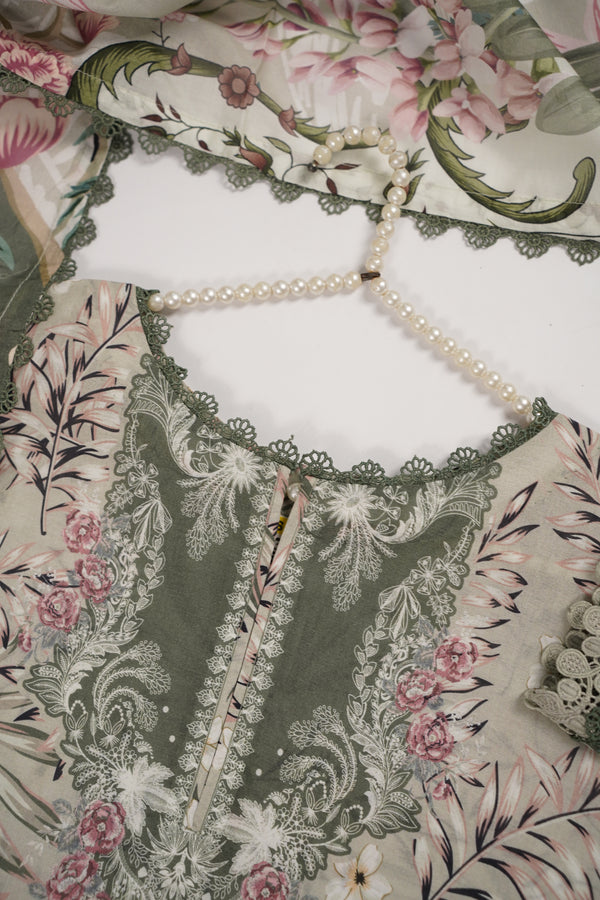 Rozi  - Exclusive Lawn  Outfit with Dupatta - Ready to Wear - SD362