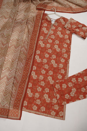 Bin Saeed Originals - Exclusive Lawn Outfit with Dupatta - Ready to Wear - MC324- Eid Volume 5