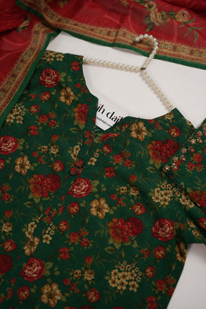 Bin Saeed Originals - Exclusive Lawn Outfit with Dupatta - Ready to Wear - MC321- Eid Volume 5