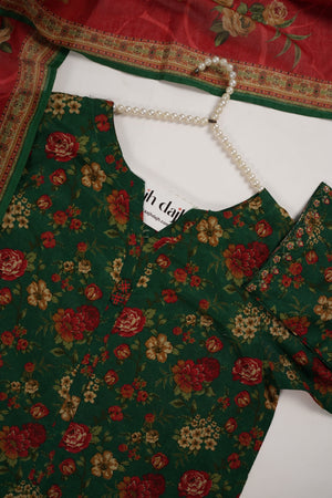 Bin Saeed Originals - Exclusive Lawn Outfit with Dupatta - Ready to Wear - MC321- Eid Volume 5