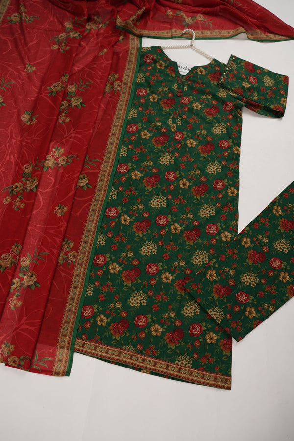 Bin Saeed Originals - Exclusive Lawn Outfit with Dupatta - Ready to Wear - MC321- Eid Volume 5