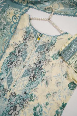 Rozi  - Exclusive Lawn  Outfit with Dupatta - Ready to Wear - SD363